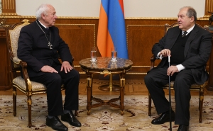Հանրապետության նախագահ Արմեն Սարգսյանն ընդունել է Կարլ Հայնց Շայդեին