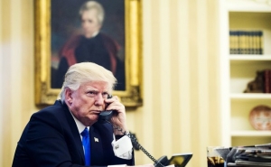 Trump Says He Might Keep Others from Listening in on Calls
