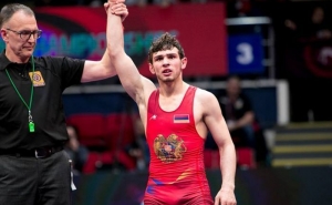 Armenia's Arsen Harutyunyan Wins Bronze of European Wrestling Championships