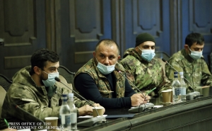 Pashinyan Met with Volunteers-Artsakh War Participants