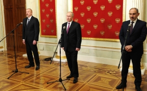 Joint Statement Issued Following Meeting Between Nikol Pashinyan, Vladimir Putin and Ilham Aliyev

