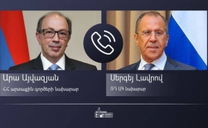 Ara Aivazian Held a Phone Conversation with Sergey Lavrov
