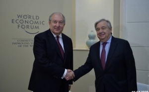Armen Sarkissian Congratulates Antonio Guterres on the Re-Election as Secretary General of the Organization
