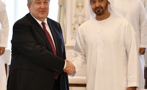 Armen Sarkissian and Mohamed bin Zayed Al Nahyan Discussed Issues Related to the Promotion of Bilateral Cooperation