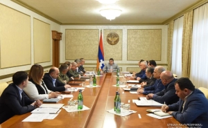 Artsakh Republic President Arayik Harutyunyan Chaired a Security Council Sitting