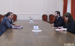 Р.Бакоян встретился с директором Тебризского офиса Союза дружбы Иран-Армения
