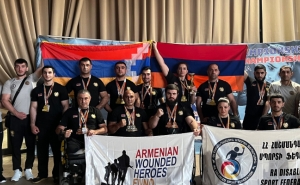 Спортсмены сборной Армении по армрестлингу завоевали 11 золотых, 5 серебряных и 6 бронзовых медалей
