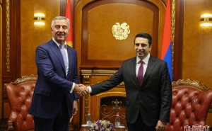 Alen Simonyan Receives Delegation Led by President of Montenegro Milo Đukanović