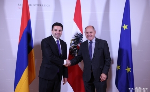 Ալեն Սիմոնյանը հանդիպել է Ավստրիայի Ազգային խորհրդի նախագահ Վոլֆգանգ Սոբոտկային
