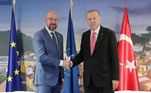 Erdoğan meets with President Michel of the European Council