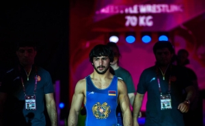 Armenia’s Arman Andreasyan Wins Gold at 2022 Poland Open Wrestling Tournament
