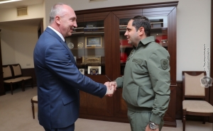 The RA Minister of Defence Received the Ambassador of the Republic of Belarus