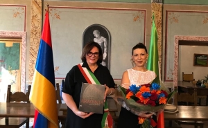 Посол Армении в Италии встретилась с мэром города Тревиньяно-Романо