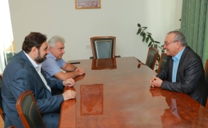Председатель НС Арцаха принял председателя Правления Общенационального армянского образовательного и культурного союза