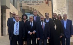 Artsakh FM hosted at National Prelacy of Western Diocese of North America of Great House of Cilicia
