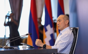 Kocharyan: Key to Artsakh's future in the hands of people

