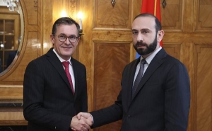 Meeting of the Foreign Minister of Armenia Ararat Mirzoyan with the OSCE Minsk Group Co-Chair of France Brice Roquefeuil
