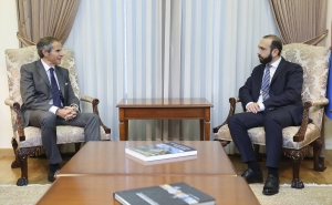 Ararat Mirzoyan Meet With the IAEA Director General Rafael Mariano Grossi