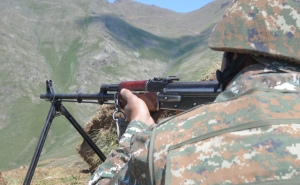 Azerbaijan fired at Armenian positions from mortars and large-caliber firearms
