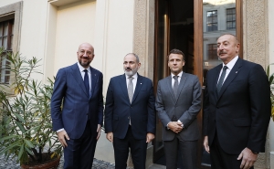 The statement of the meeting between Prime Minister Pashinyan, President Aliyev, President Macron and President Michel of October 6, 2022
