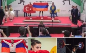 Представители Армении завоевали 4 медали на молодежном ЧЕ по тяжелой атлетике
