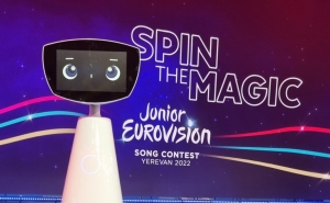 Robin the Robot joins Junior Eurovision in Armenia