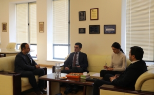 Minister of Foreign Affairs of Artsakh met with Zareh Sinanyan