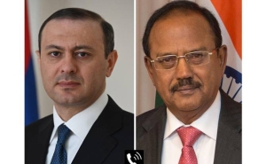 Armenia Security Council Secretary, National Security Advisor to India PM emphasize development of friendly relations