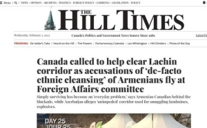 Պետք է երկխոսություն լինի, խնդիրը չի կարող լուծվել սեփական բնօրրանում 120 հազար մարդու բնաջնջմամբ. կանադական The Hill Times -ին ասել է Ռուբեն Վարդանյանը
