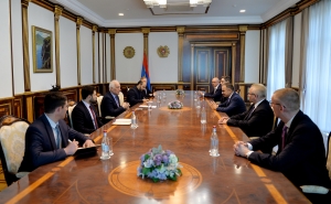 Վահագն Խաչատուրյանն ընդունել է Հայաստանի ֆոնդային բորսայի Դիտորդ խորհրդի անդամներին
