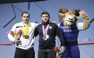 Давид Ованнисян стал чемпионом Европы по тяжелой атлетике, Ара Аганян - вице-чемпионом
