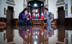 Մեծի տանն Կիլիկիո կաթողիկոս Արամ Ա-ն ու Կանադայի վարչապետը խոսել են Արցախի մասին
